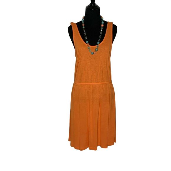 H&M orange tank top mini dress Size Small S - Picture 10 of 11